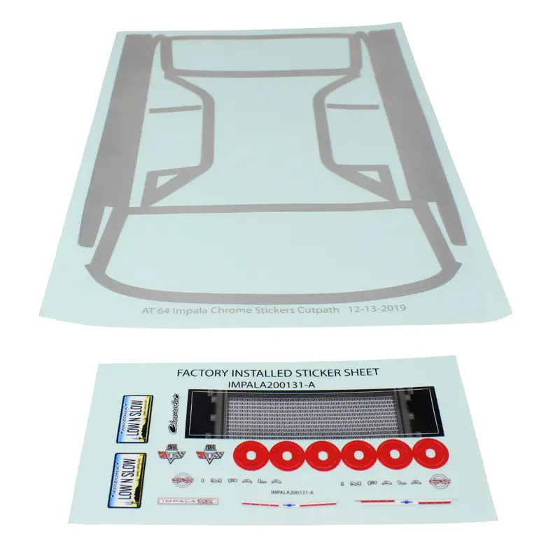 1964 Impala Body Sticker Sheet(1set)