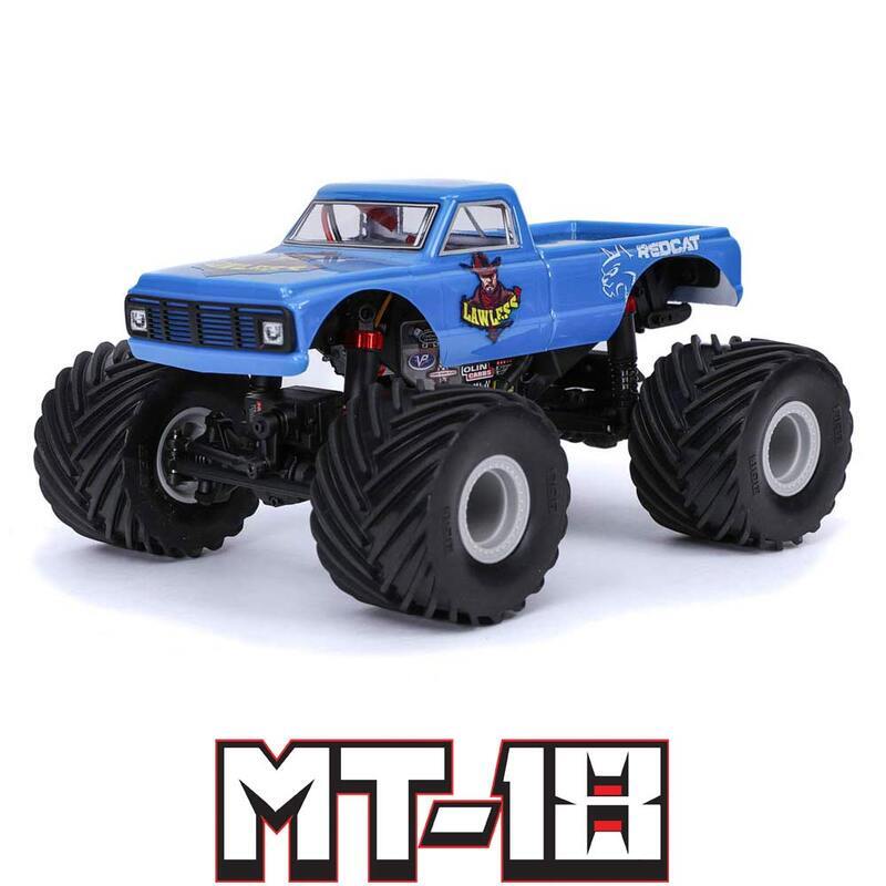 MT-18 / 1:18 Scale Brushed Monster Truck - Blue (Lawless Livery)