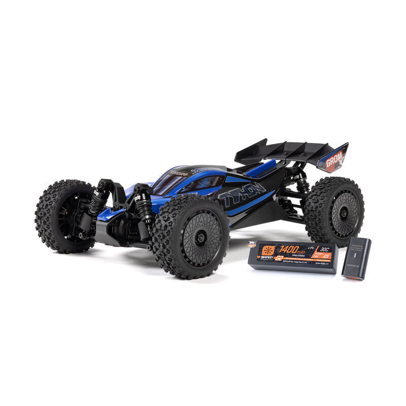 TYPHON GROM 223S BLX Brushless 4X4 Small Scale Buggy RTR with DSC (Battery & Charger included) - Blue