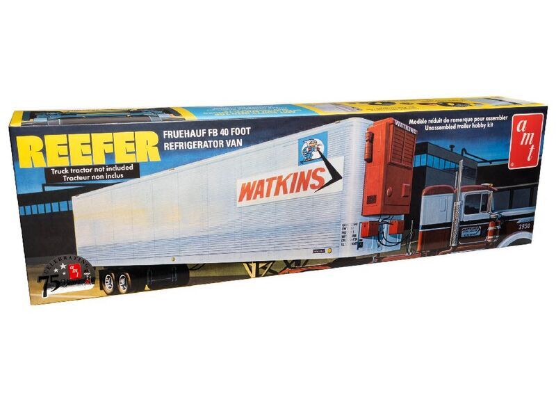 AMT 1/25 Fruehauf 40' Reefer Trailer Watkins