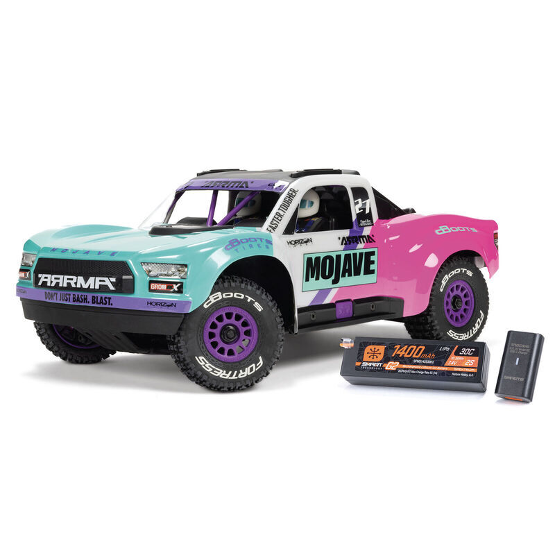 MOJAVE GROM 223S BLX Brushless 4X4 Small Scale Desert Truck RTR with DSC (Battery & Charger included) - Teal