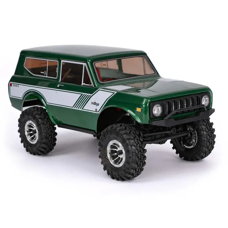 Redcat Ascent-18 International Scout II - 1/18 Scale Brushed Electric Rock Crawler - Green