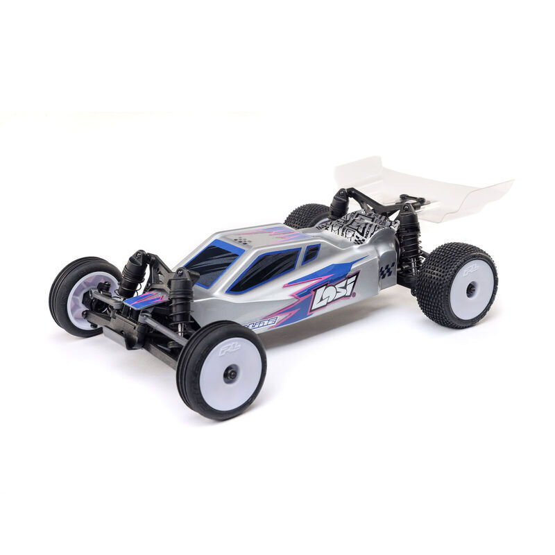 1/24 Micro-B 2S 2WD RTR Race Buggy (Battery & Charger Included) - Silver