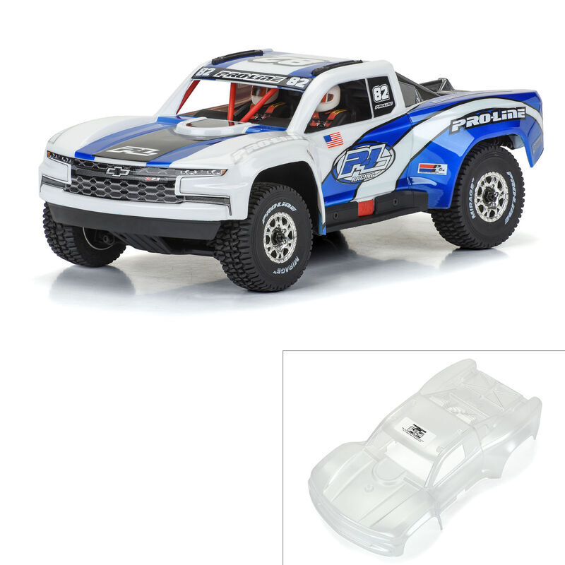 1/16 Pre-Cut 2019 Chevy Silverado Trophy Truck Clear Body: GROM