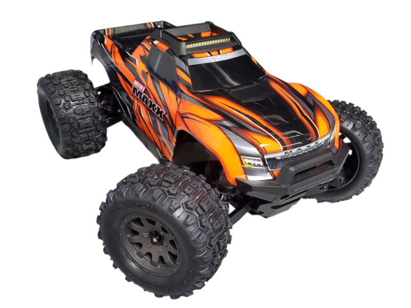 USED - Traxxas 1/16 Mini Maxx BL-2S 4x4 - Orange