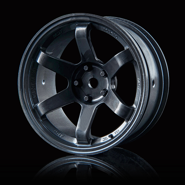 MST – TE37 High Traction Wheels Offset 5mm – Gun Metal