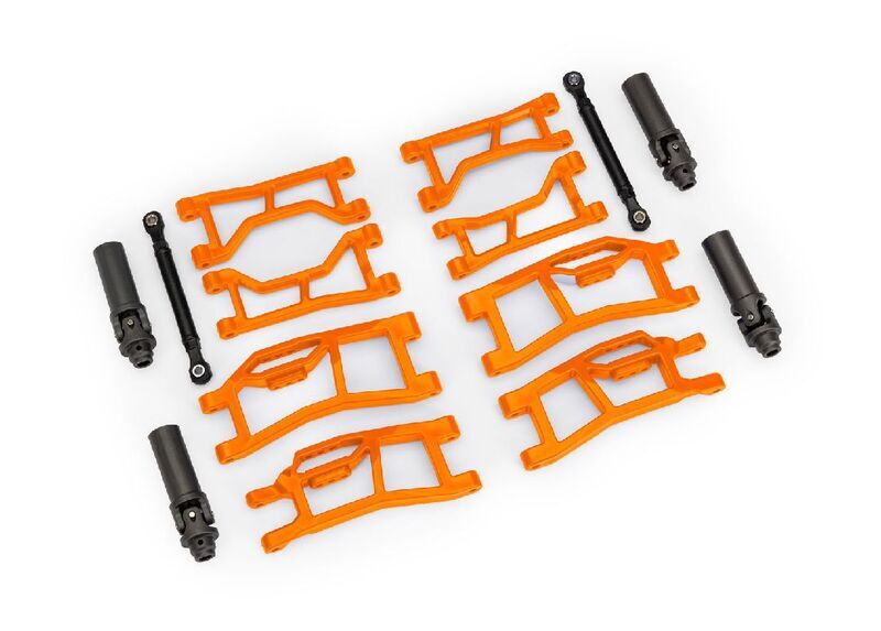 Traxxas Suspension kit, Mini Maxx WideMaxx, (front&rear) - Orange