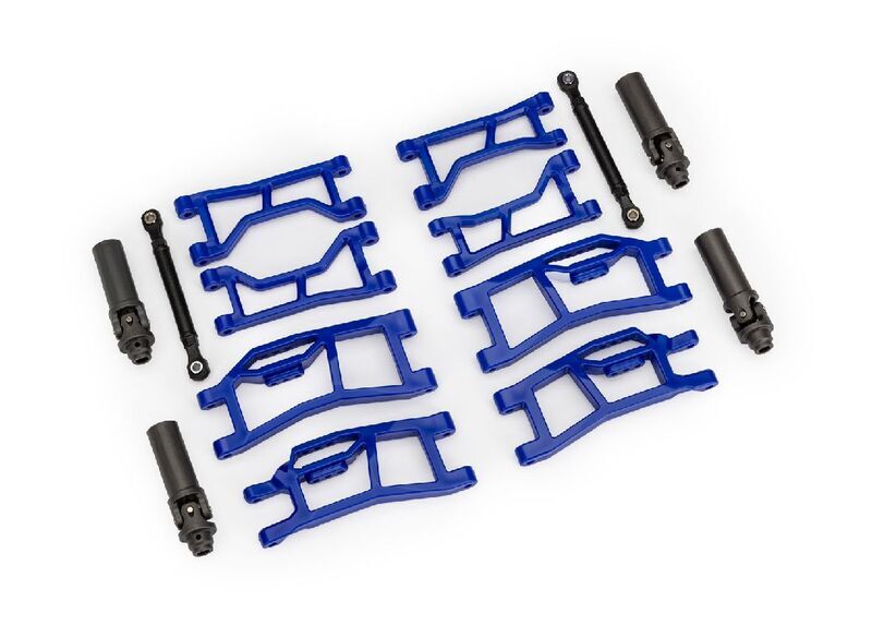 Traxxas Suspension kit, Mini Maxx WideMaxx, (front&rear) - Blue