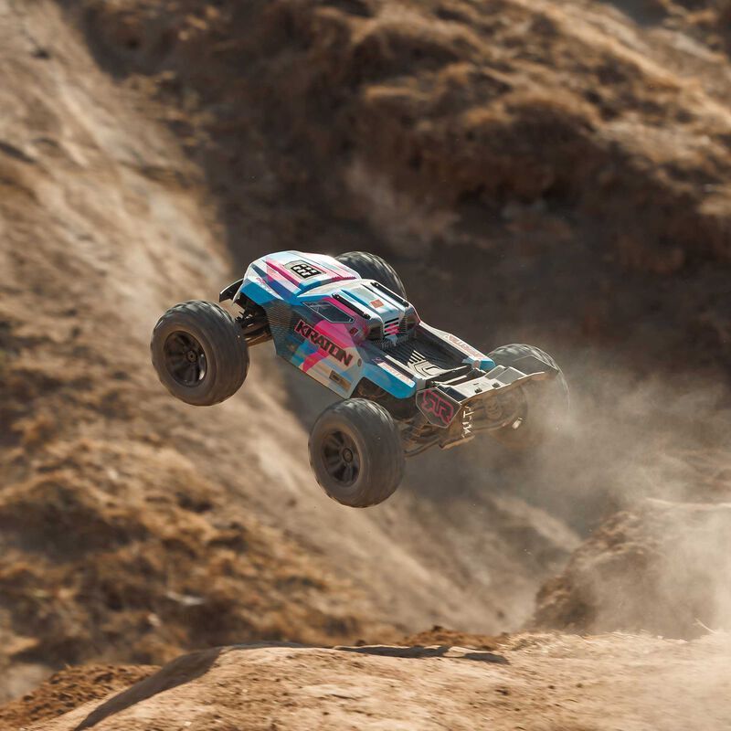 1/8 KRATON 6S 4X4 RTR Brushless Speed Truck, Blue/Pink