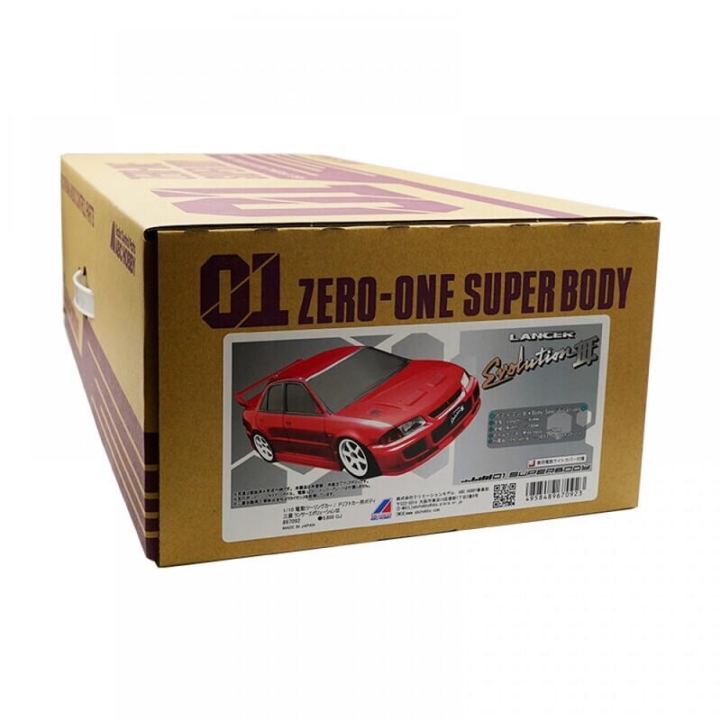 ABC Hobby Mitsubishi Lancer Evolution III 190mm Body Set For 1/10 RC Touring Drift