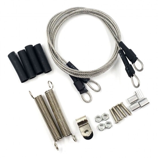 Xtra Speed Steel Limb Riser Cable w/Spring For Traxxas TRX4 RC4WD Defender Axial Cherokee 1/10 RC