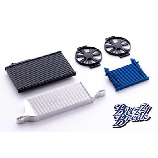 Overdose Cooling Accessory Kit Set For 1/10 RC Drift Body