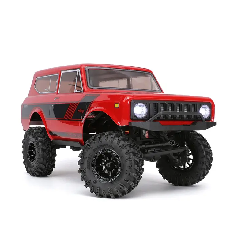 Redcat Ascent-18 International Scout II Brushless - 1/18 Scale Brushless Electric Rock Crawler - Red