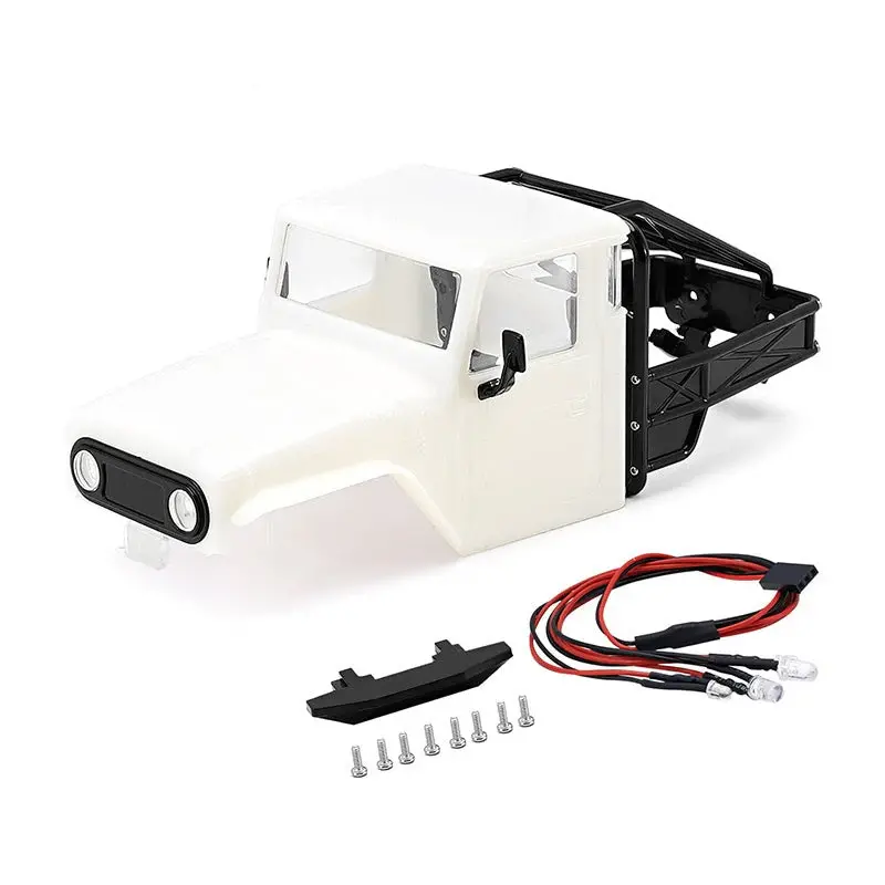 INJORA IR40 Half Truck Hard Plastic Body with Cage for 1/18 TRX4M Defender/Bronco