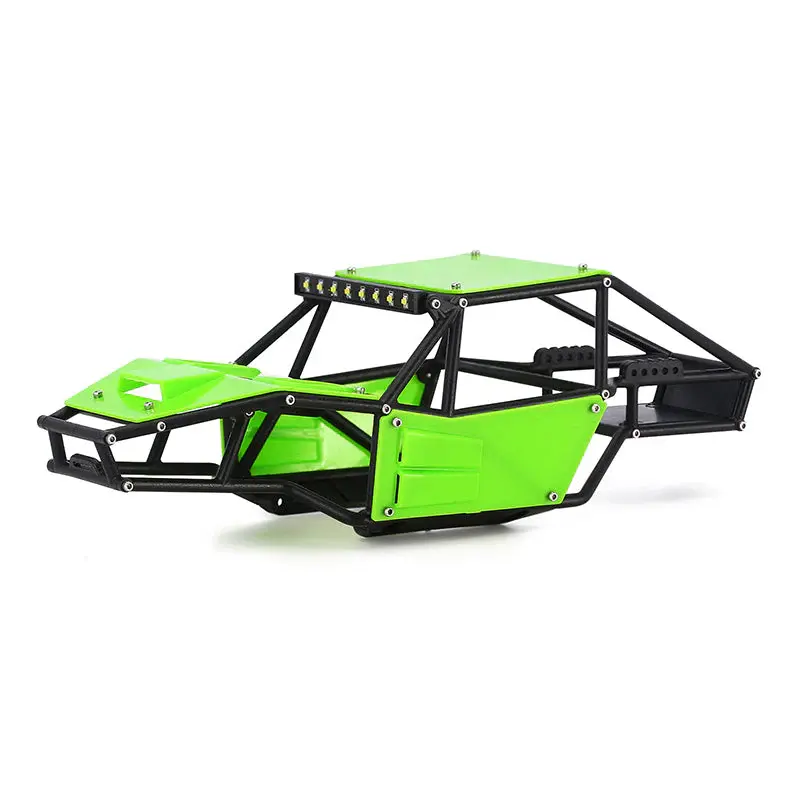 INJORA Rock Tarantula Nylon Buggy Body Chassis Kit for 1/18 TRX4M - Green