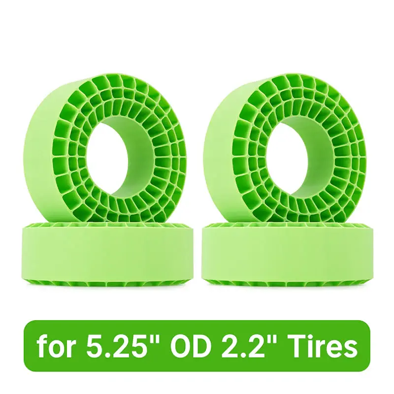 INJORA 4pcs Silicone Rubber Inserts for 132-134mm(5.25