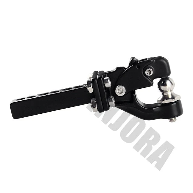 INJORA Metal Trailer Hitch Mount with Ball for 1/10 RC Crawler