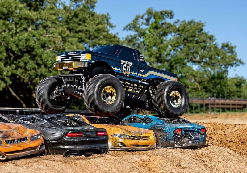 Traxxas 1/10 MT BL-2S 4x4 RTR - Bigfoot 50th Anniv (Incl B&C)