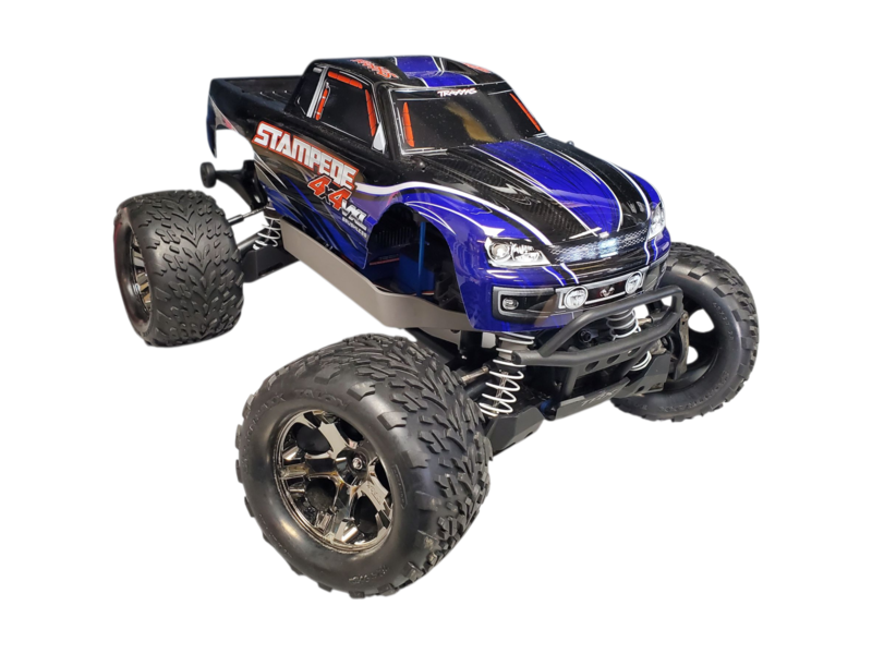 USED - Traxxas Model 6708 Stampede 4x4 VXL - Blue