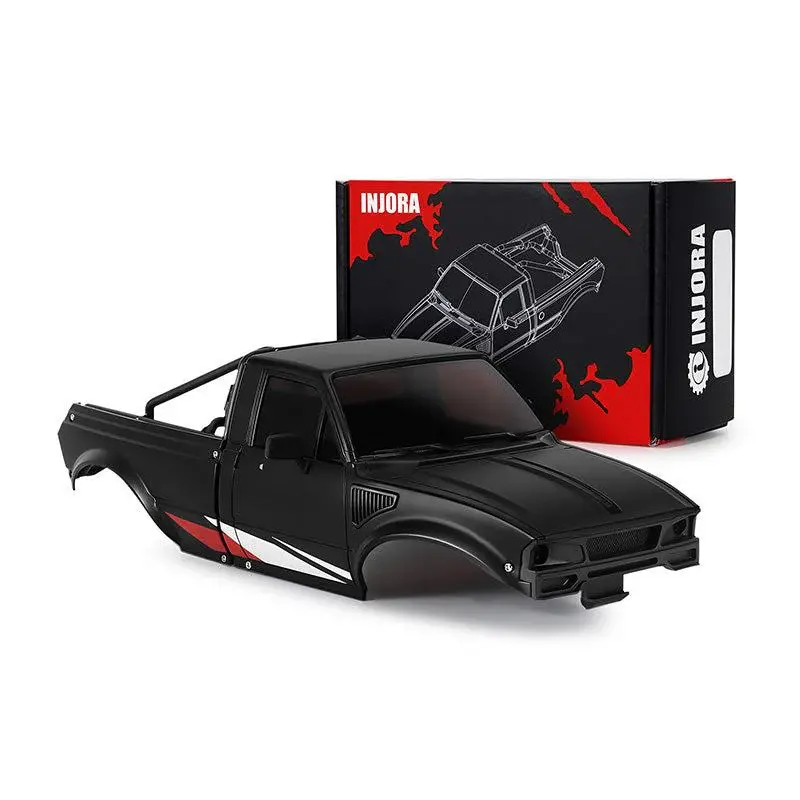 INJORA IR60 Pickup Hard Body with Bed Rack for 1/18 TRX4M Defender or Bronco