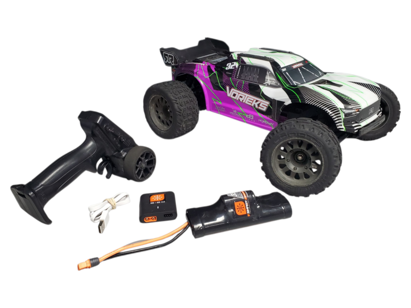 USED - Arrma Vorteks 2wd RTR Brushed Stadium Truck - Purple