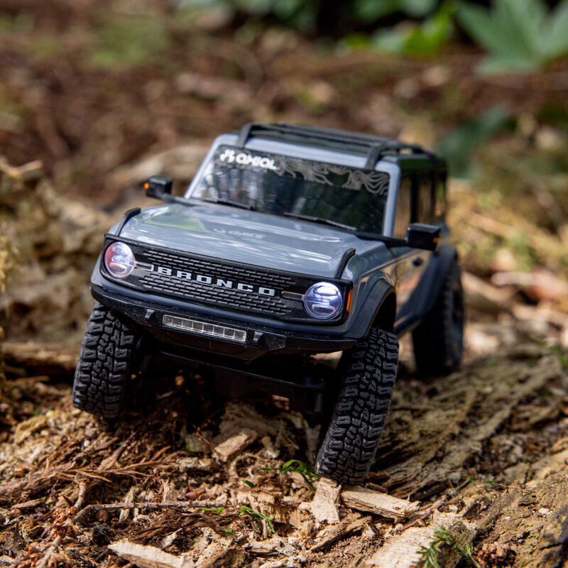 Axial 1/30 SCX30 Ford Bronco Brushed 4x4 RTR (B&C Incl) - Grey