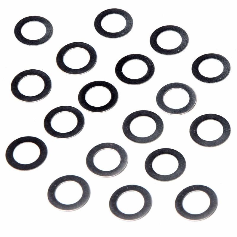 Axial Shim Set, 9.5 x 16 x .1, .3, .5mm (6ea)
