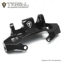 TREAL Aluminum 7075 Rear Upper Link Riser Mount for Axial Capra Currie F9 1/10 RC Crawler - Black