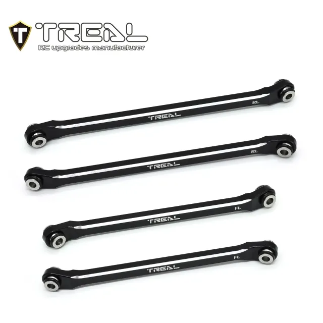 TREAL UTB18 Capra Lower Links Set (4pcs) Aluminum 7075 Lower Chassis 4-Links Upgrades