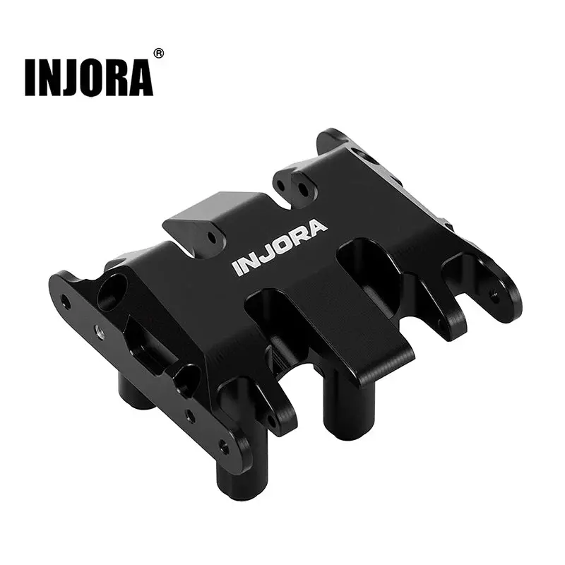 INJORA Aluminum Skid Plate for 1/30 Axial SCX30 Black