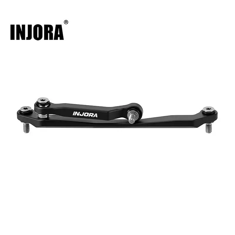 INJORA Black Brass Steering Links for 1/30 Axial SCX30