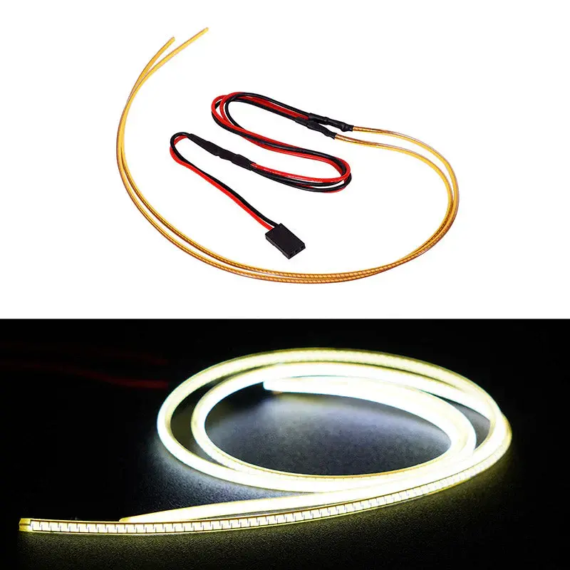 INJORA Flexible Cuttable LED Strip Lights for RC Cars (Warm White)