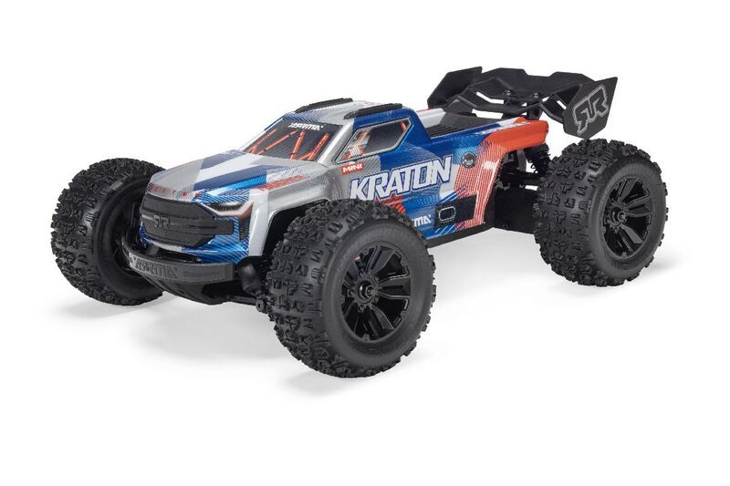Arrma 1/16 Mini KRATON 223S Brushless DSC 4x4 RTR - Red/Blue