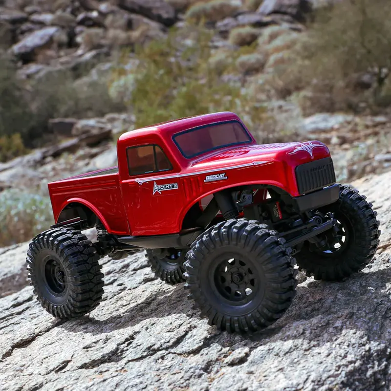 Redcat Ascent-18 1/18 Scale Brushed Electric Rock Crawler Red
