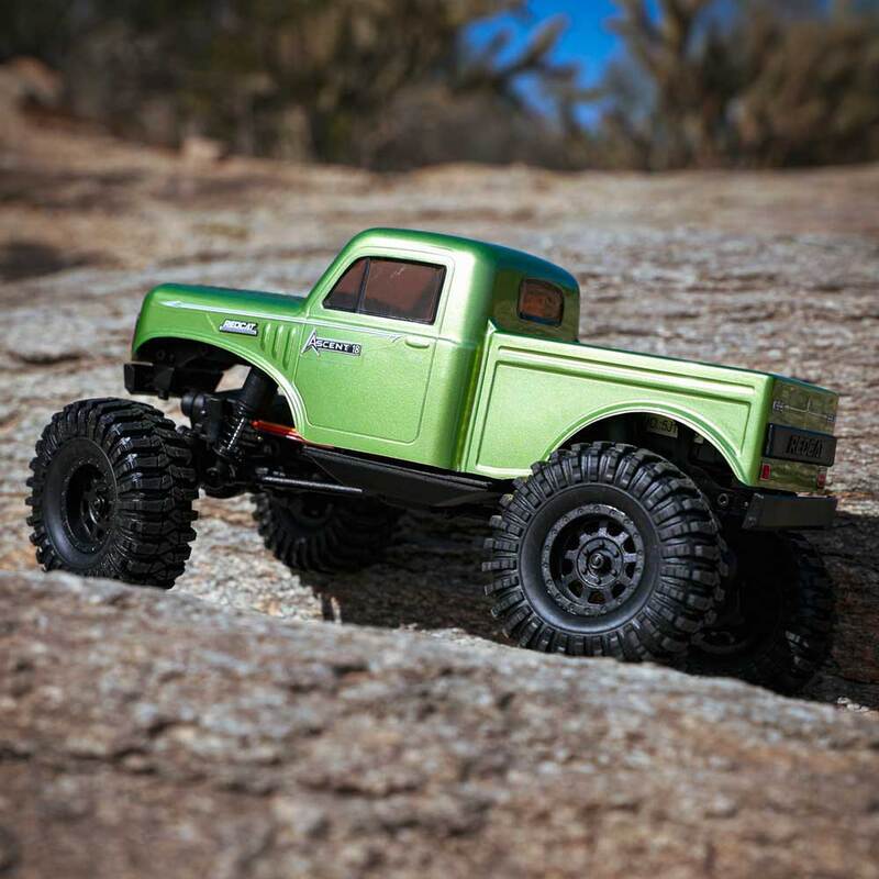 Redcat Ascent-18 1/18 Scale Brushed Electric Rock Crawler Mint Green