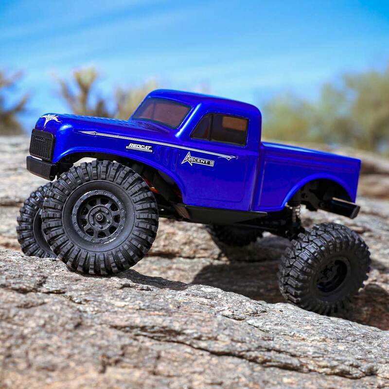 Redcat Ascent-18 1/18 Scale Brushed Electric Rock Crawler Blue