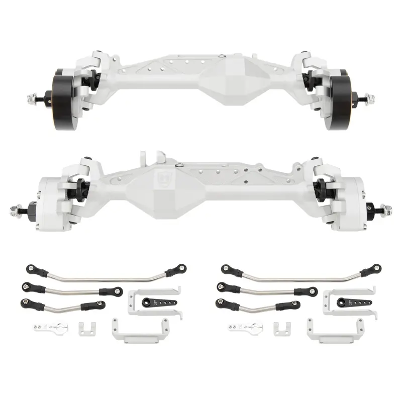 MEUS Racing CHEAT CODE Capra 1.9 Isokinetic Axles Kit for Axial Capra Silver 4WS Axles Complete1.9 UTB and DIY SCX10 SCX10 II 
