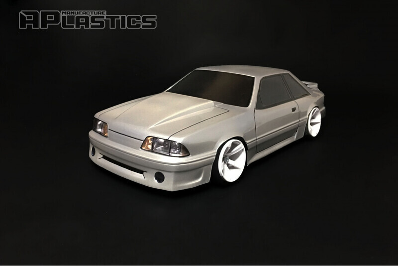Aplastics – Ford Mustang GT 1990 Body – (Clear) – #FMGT
