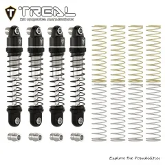 TREAL Aluminum Adjustable Dampers (4P) 26mm for Axial SCX30