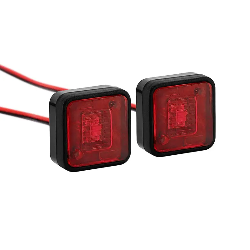 INJORA Side Marker Lights Warning Lights for RC Cars (11x5mm 10x10mm)