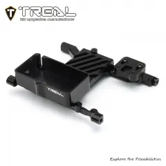 TREAL Aluminum 7075 ESC Tray Servo Mount Bracket CNC Machined Upgrades for Axial SCX6-Titanium