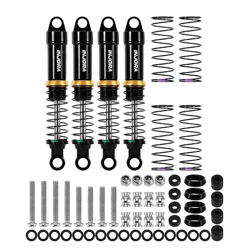INJORA LS 59mm Aluminum Oil Shocks for 1/18 Redcat Ascent-18 HPI Venture18