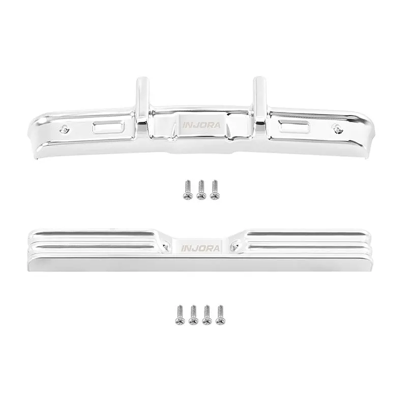 INJORA Aluminum Front Rear Bumper for 1/30 SCX30 Chevrolet K10