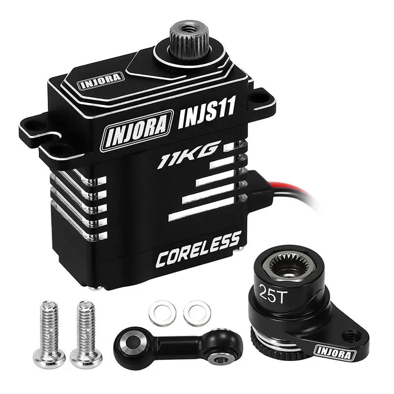 INJORA Aluminum Servo Saver Set for Arrma Mojave Typhon Granite Grom Losi Nascar