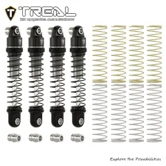 TREAL Aluminum Adjustable Dampers (4P) 26mm for Axial SCX30 Titanium