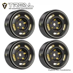 TREAL Brass Beadlock Wheels(4P) for Axial SCX30