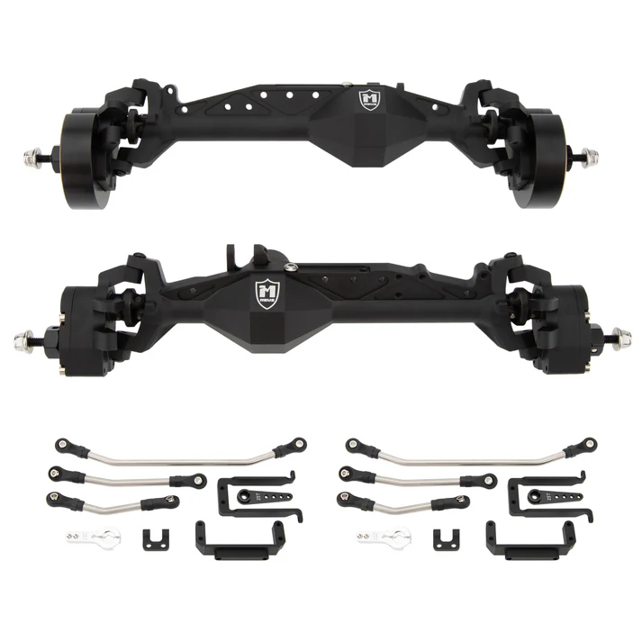 MEUS Racing CHEAT CODE Capra 1.9 Isokinetic Axles Kit for Axial Capra Black 4WS Axles Complete1.9 UTB and DIY SCX10 SCX10 II 