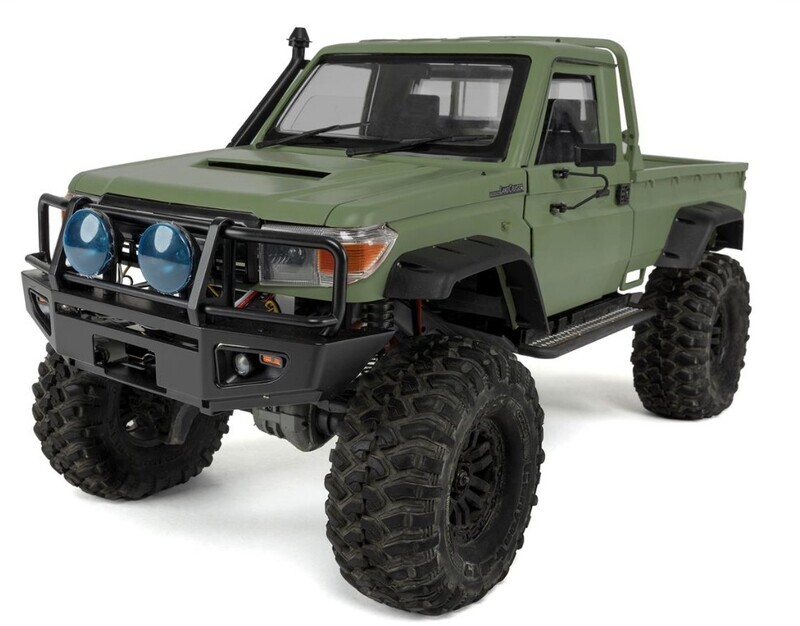 Killerbody Toyota LC70 Painted 1/10 Crawler Hard Body Kit for Traxxas TRX-4 (Matte Green) (323mm Wheelbase)
