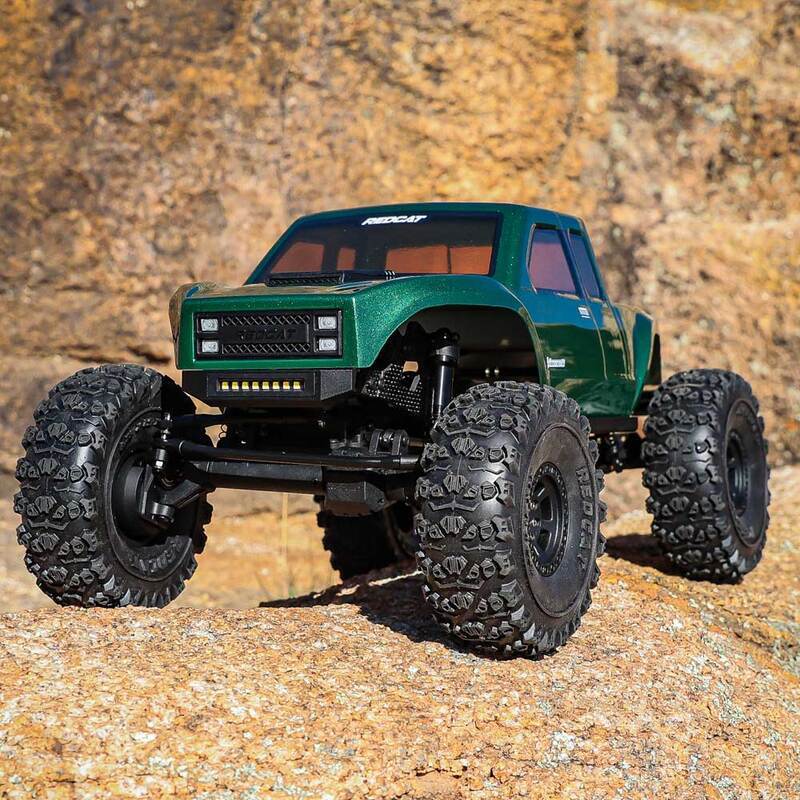 Redcat Vertex-10 - 1:10 Scale Brushless Electric Rock Crawler-Metalic Green