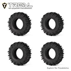 TREAL 0.7'' Tires Trailburner MudVortex Crawler Tire(4P) for 1/30 Axial SCX30-07103